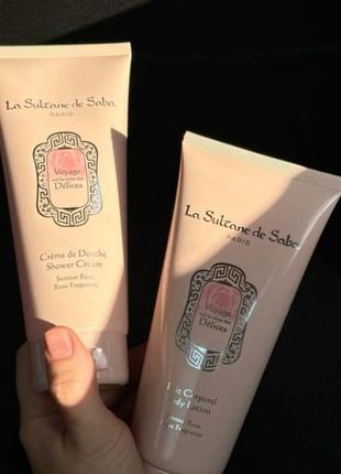 Молочко для тіла троянда la sultane de saba delices body lotion rose