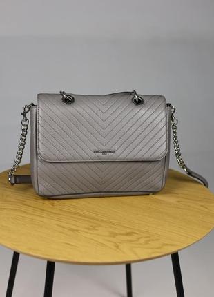 Сумка из натуральной кожи от karl lagerfeld шопер michael kors