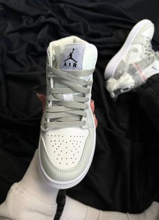 Кроссовки nike air jordan 1 high retro grey camo5 фото
