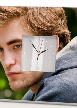 Часы "актер роберт паттинсон. robert pattinson" сувенир фанатам кино, украшение интерьера дома, офис