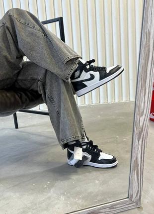 Кросівки Wmns Air Jordan 1 Low White Wolf Grey