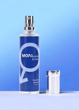 Парфуми з феромонами moai стать: чоловічі. аромат: свіжий та літній. фужерний пряний. об'єм: 30 ml.