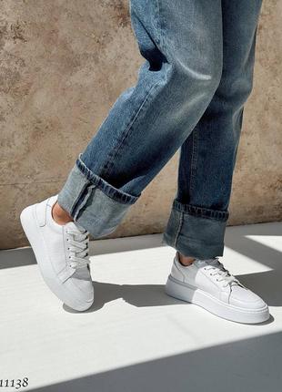 В наличии кеды натур кожа флотар белые 23 24 24,5 25 26