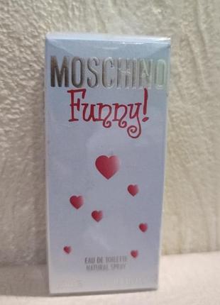 Moschino funny женская туалетная вода 25 мл,100 мл,100 мл тестер