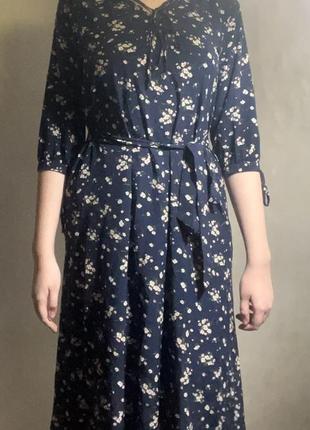Синее платьеolko новое