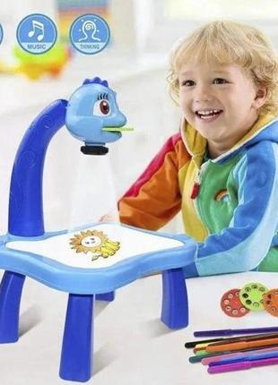 Интерактивный столик-проектор для рисования 24 слайда – игра и обучение в одном