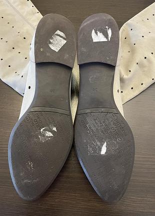 Сапоги из нубука перфорированные