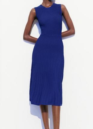 Трикотажна сукня zara s-xs