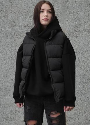 Жилетка cash black  (высокое качество)