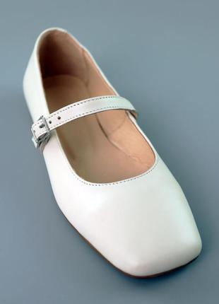 Трендові балетки шкіряні балетки