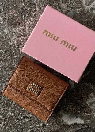 Женские аксессуары, кошелек miu miu маленький