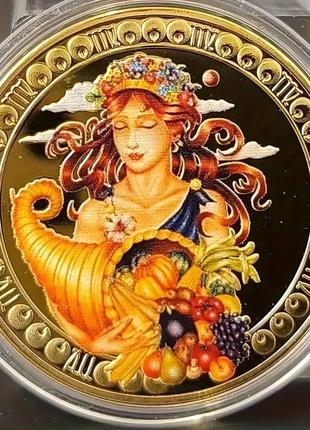 Монета знака зодиака, дева / дева