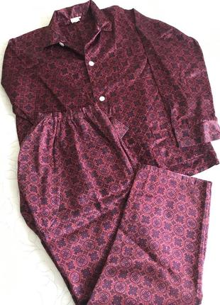 Піжама чоловіча з натурального атласу