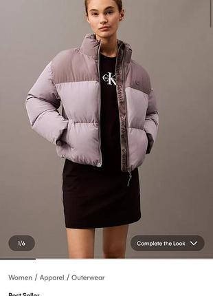 Новый пуховик calvin side