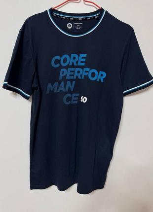 Футболка мужская темно синяя jack &jones, размер m.