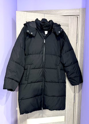 Довге тепле пальто куртка calvin klein jeans, розмір l