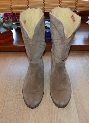 Зимние сапоги damart thermolactyl zip up thermal suede boots