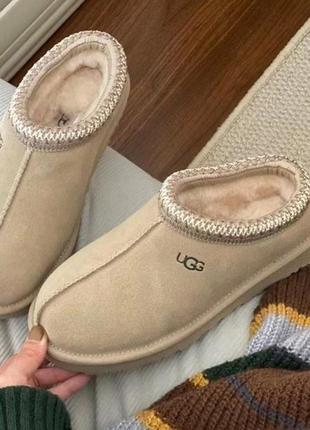 Женские ugg tazz slippers platform mustard seed.2 фото
