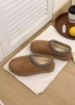 Женские ugg tazz slippers platform mustard seed.5 фото