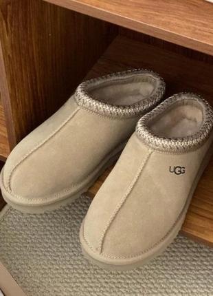 Женские ugg tazz slippers platform mustard seed.4 фото