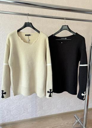 Светр chrome hearts