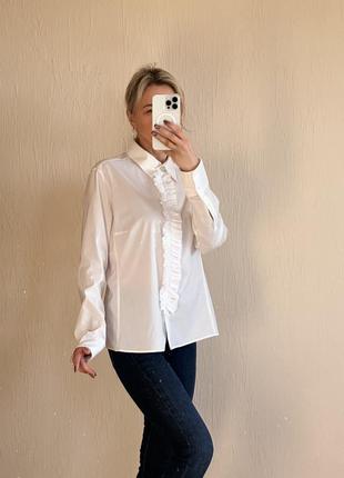 Сорочка hugo boss, белая рубашка, блуза белая hugo boss