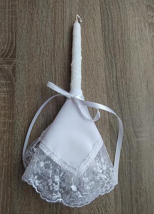 Свеча с салфеткой