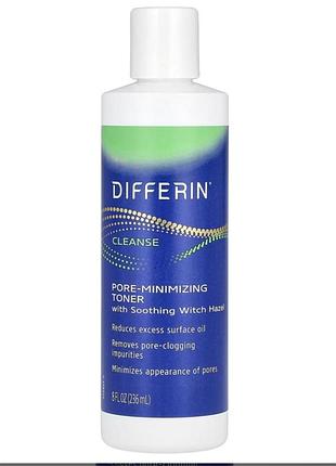 Differin cleanse pore minimizing toner тоник, уменьшающий поры, с успокаивающим гамамелисом 236 мл