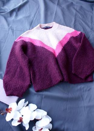 Брендовий теплий светр оверсайз