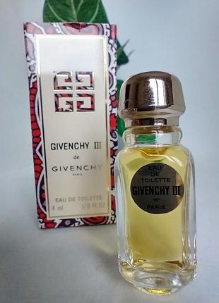 Givenchy iii миниатюра 4 мл. оригиинал винтаж