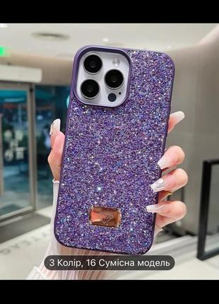 Фиолетовый чехол на айфон 12
