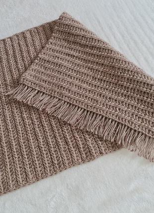 Плетеный коврик брюгге, придверный коврик с кисточками,джутовый эко/бохо скандинавский ковер