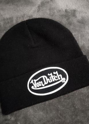 Von dutch beanie, шапка von dutch, реп шапка, y2k шапка, винтаж
