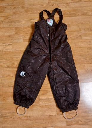 Детский зимний полу комбинезон ( штаны ) reima tec  р 92