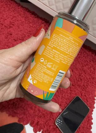 Спрей мист для волос и тела the body shop абрикос и агава6 фото