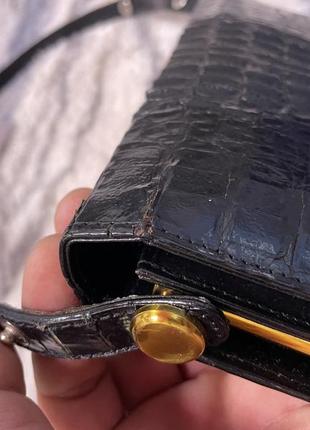 Сумка из кожи крокодила