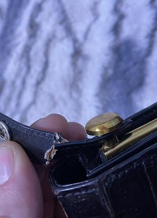 Сумка из кожи крокодила