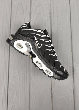 Кроссовки nike air max tn plus black white 5