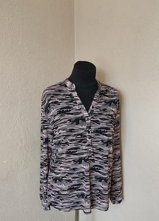 Разноцветная рубашка камуфляж, размер м