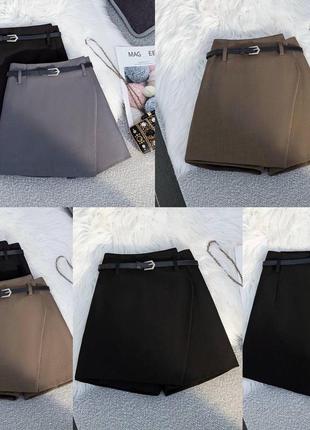 Шорты-юбка 4