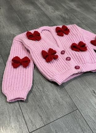 Укорочений кардиган ручна робота 2