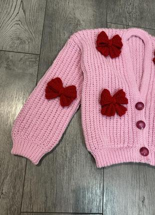 Укорочений кардиган ручна робота 9