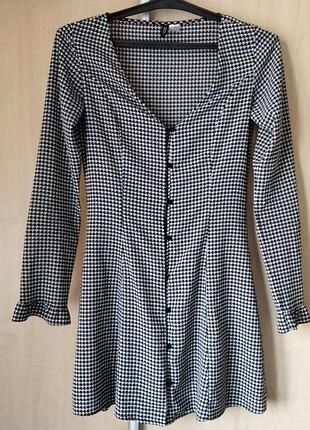 Платье гусиная лапка