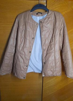 Куртка темний беж