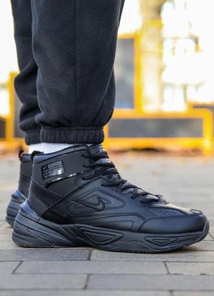 Мужские зимние кроссовки LAQUER nike m2k tekno black fur
