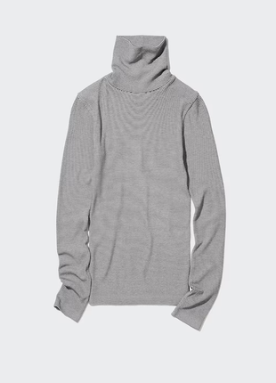 Термо лонгслив бесшовная водолазка heattech uniqlo