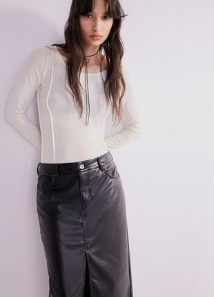 Напівпрозорий лонг топ hm