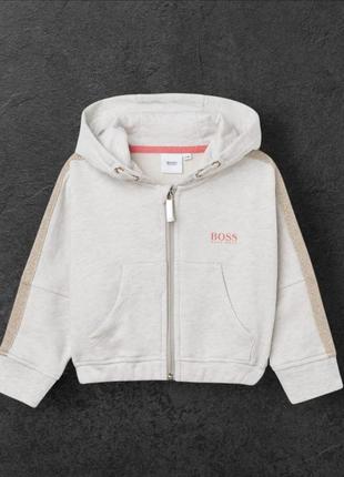Оригінальна толстовка, реглан, кофта hugo boss для дівчинки 5 років