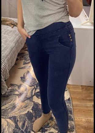 Женские джеггинсы, большие размеры, весна - лето 443