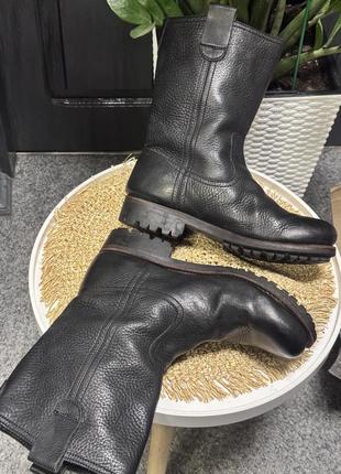Сапоги женские из натуральной кожи blackstone🔥3 фото